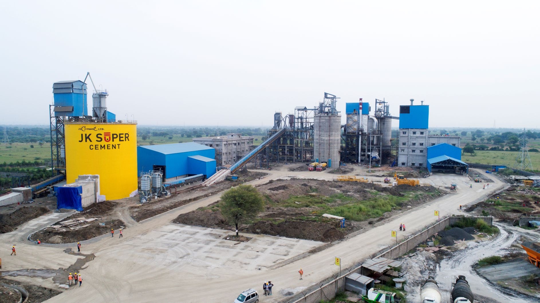 JK Cement Expands Production Capacity with New Grinding Facility