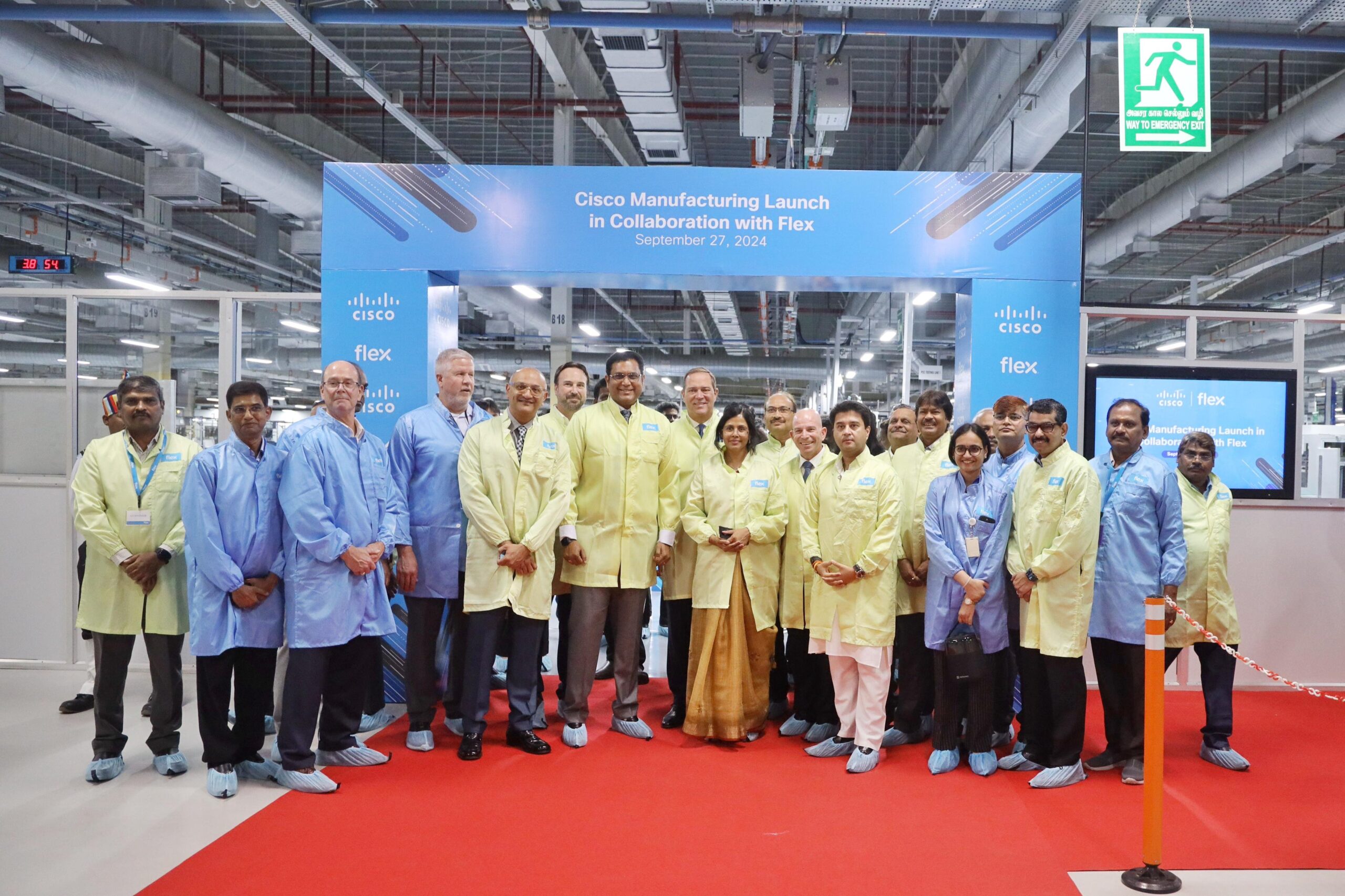 Cisco Launches Manufacturing Plant in Chennai, Creating 1,200 Jobs